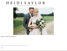 Tablet Screenshot of heidisaylorphotography.com